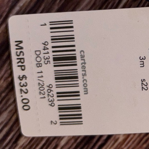 Carter’s One Piece Swimsuit with Snaps (NWT) - Picture 6 of 6